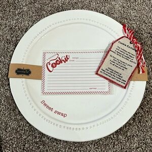 NWT Mud Pie for Pier 1 Sweet Swap Cookie Exchange Platter